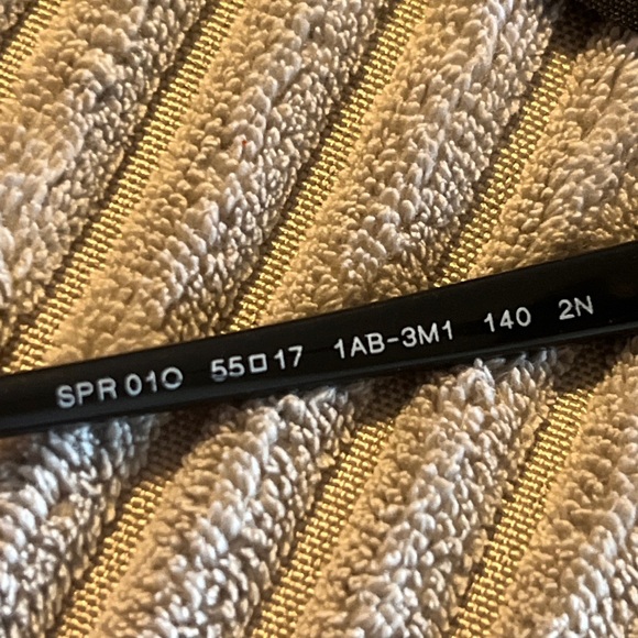 Prada SPR010 With Case Black 55 17 - Picture 7 of 10